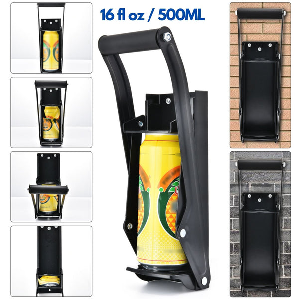  Can Crushers for Recycling, Aluminum Can Crusher for 16oz &  12oz Soda & Beer Can, Wall Mounted Can Smasher with Gloves: Home & Kitchen